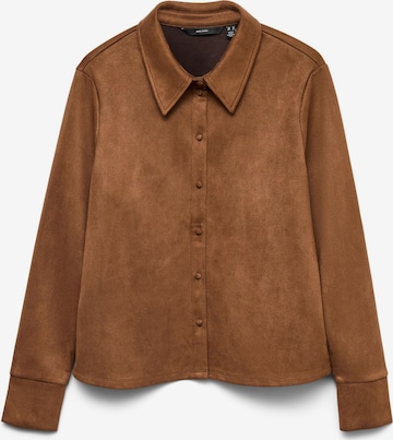 Chemisier 'VMKreta' VERO MODA en marron : devant