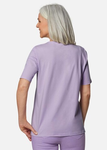 Goldner Shirt in Lila