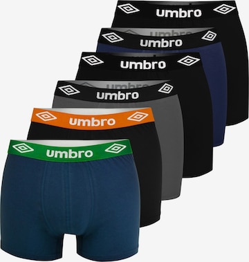 Boxers UMBRO en mélange de couleurs : devant