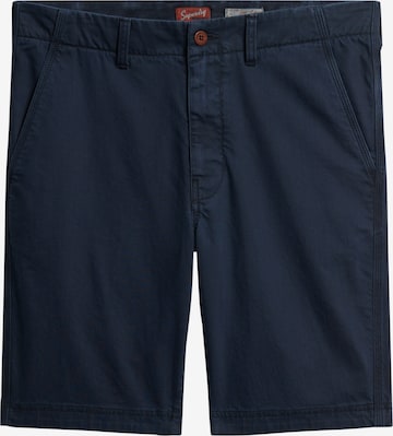 Superdry Chino in Blauw: voorkant