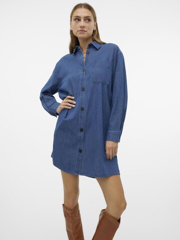 VERO MODA Shirt dress 'VMEloise' in Blue