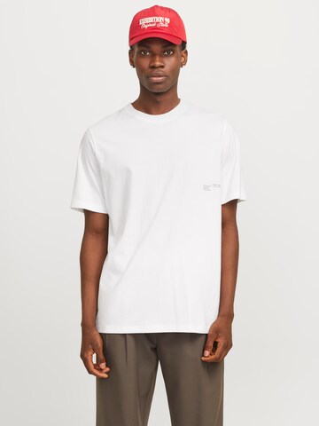 Maglietta 'JCOIdun' di JACK & JONES in bianco: frontale