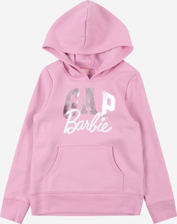 Sweat-shirt 'V-MATTEL' GAP en rose : devant