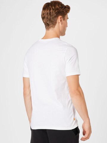 TIMBERLAND Regularny krój Koszulka w kolorze biały