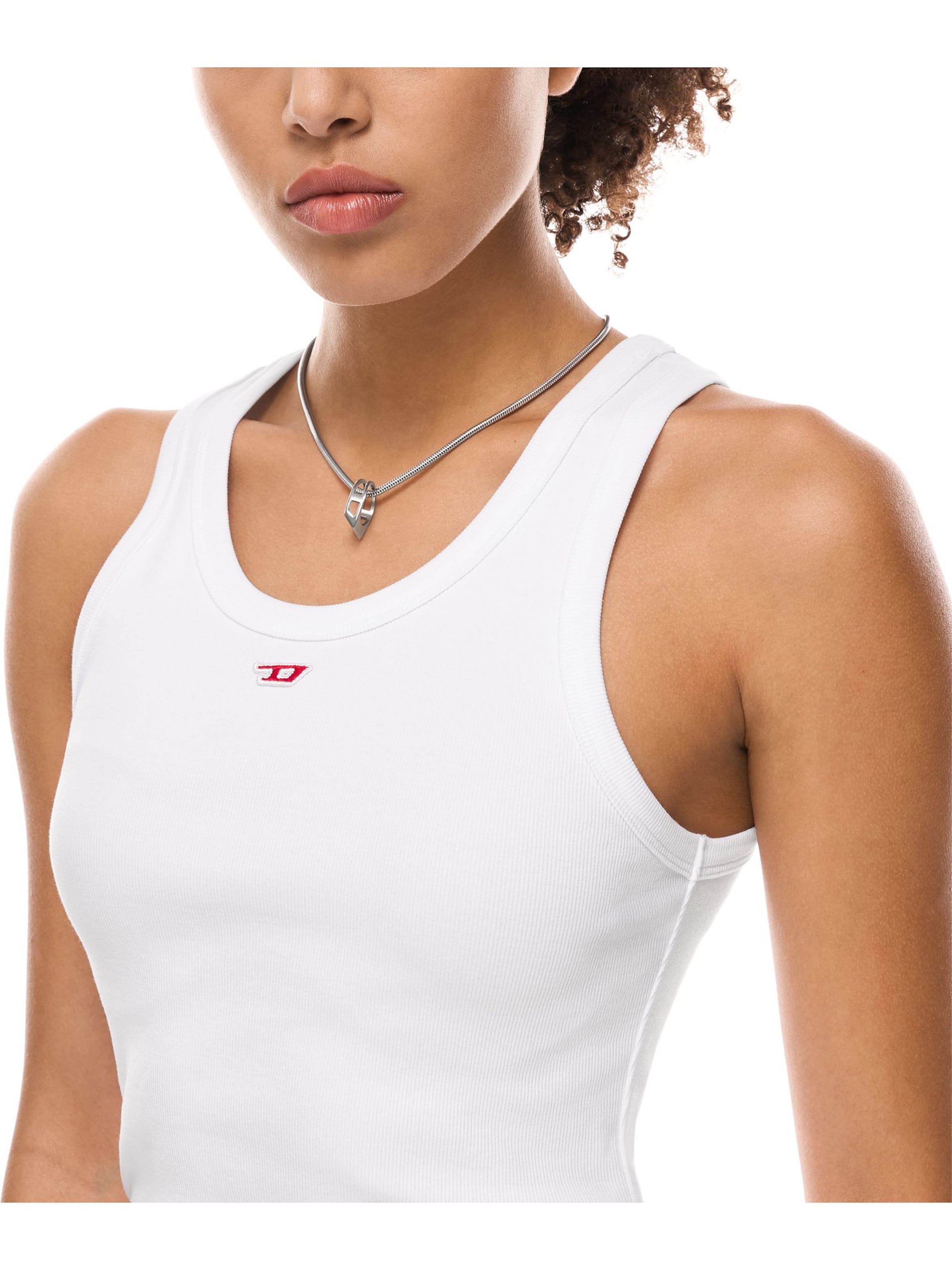 Collana di DIESEL in argento: frontale