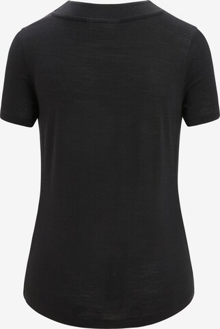 ICEBREAKER Performance Shirt 'ZoneKnit' in Black