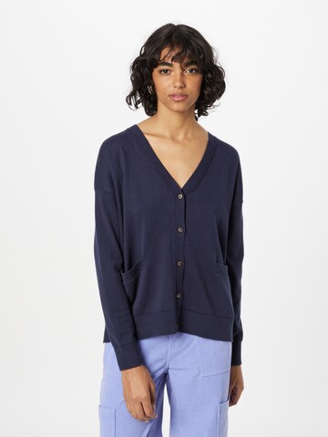 ESPRIT Gebreid vest in Blauw: voorkant