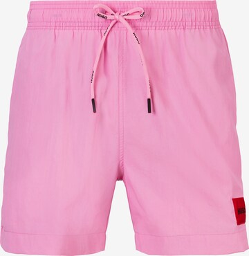 HUGO Board Shorts in Pink: front
