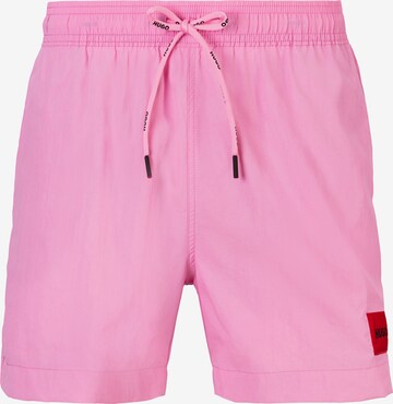 HUGO Badeshorts in Pink: predná strana