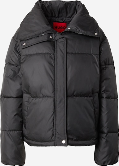 HUGO Red Veste d’hiver 'Fary-1' en noir / blanc, Vue avec produit