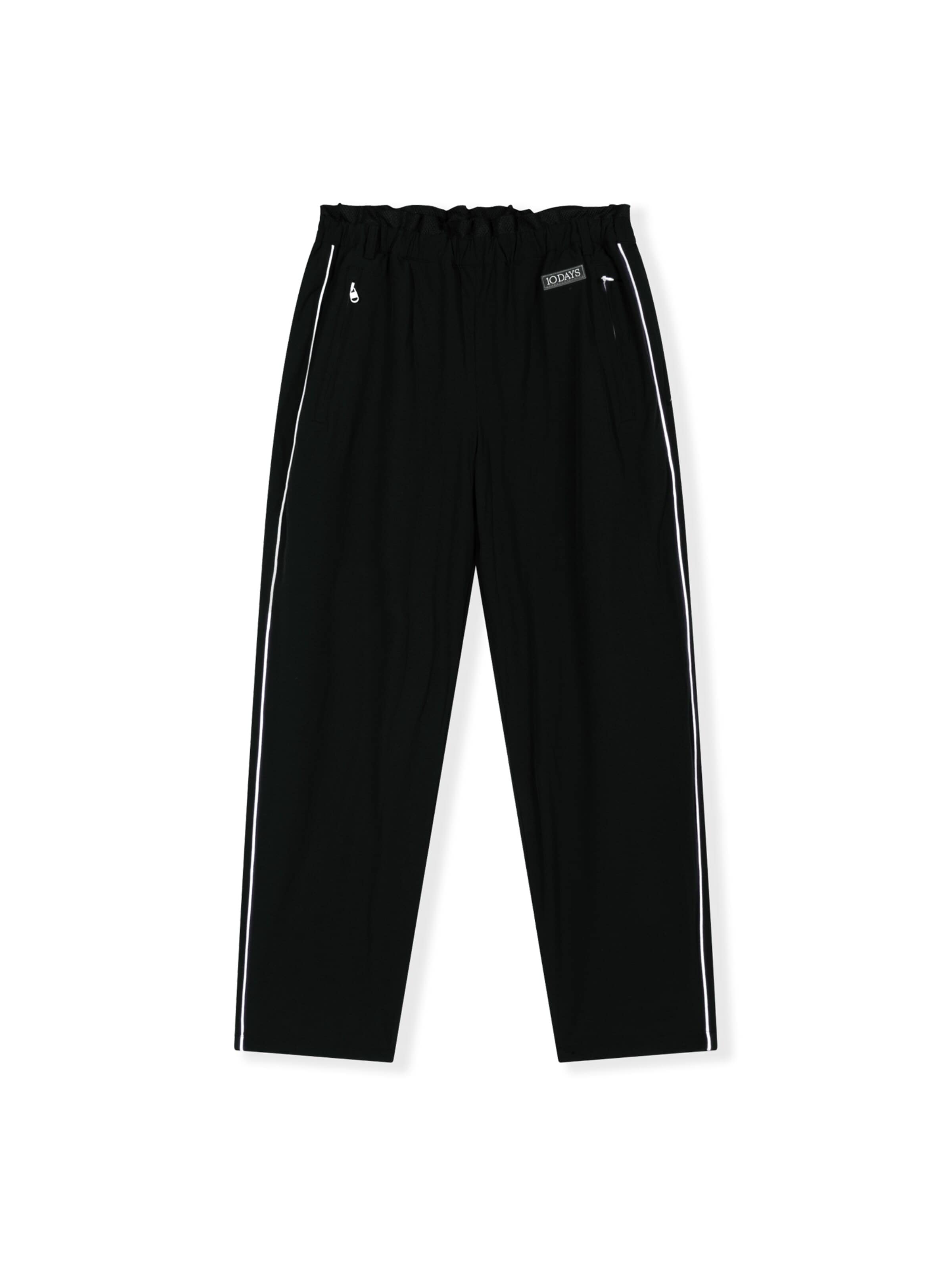 10Days Tapered Trousers in Black: front