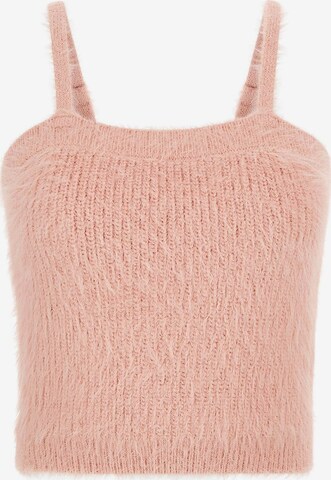 GUESS Top in Pink: front