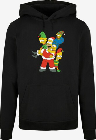 F4NT4STIC Sweatshirt 'The Simpsons' in Black: front