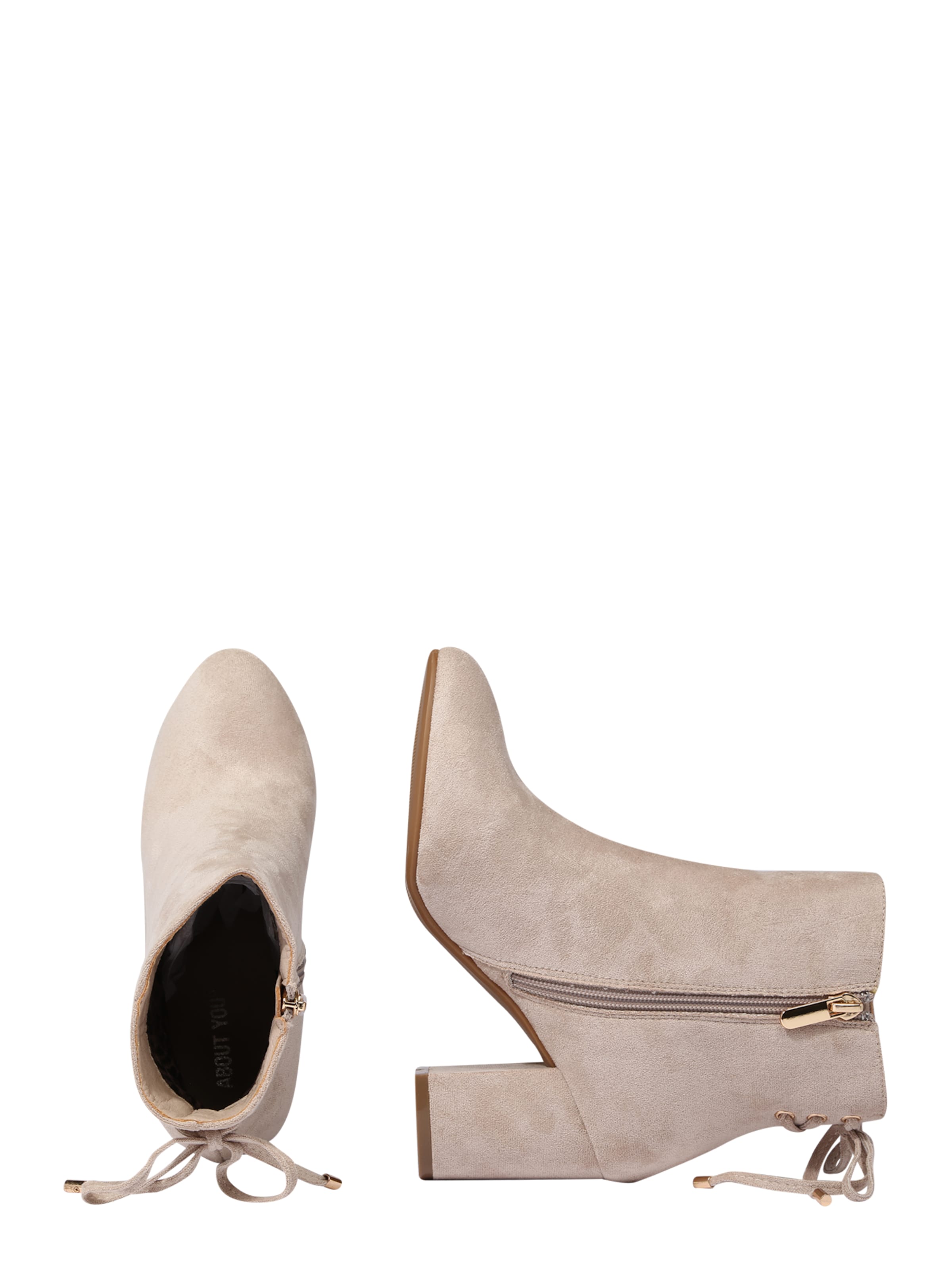 ABOUT YOU Gležnarji 'Azra' | bež barva