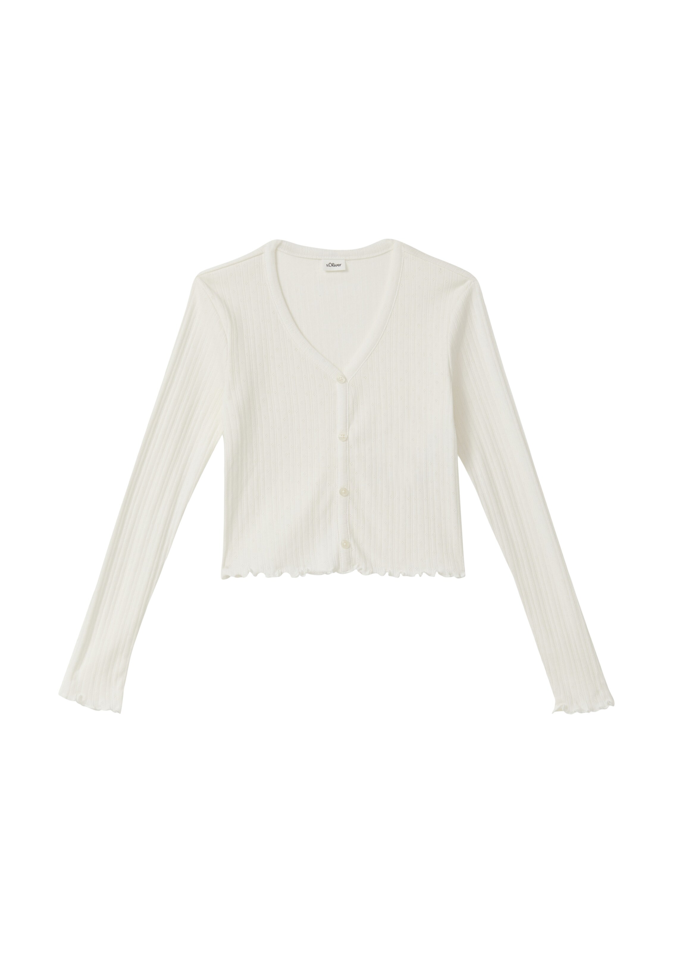 Cardigan s.Oliver en beige : devant