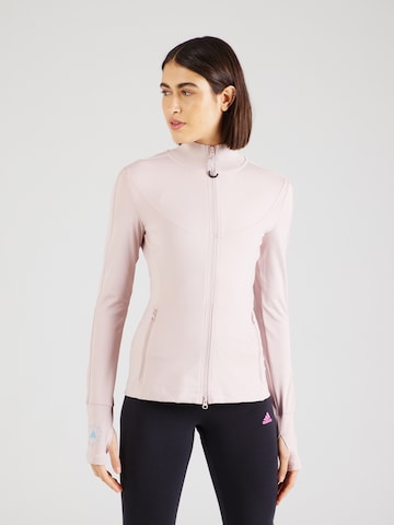 ADIDAS BY STELLA MCCARTNEY Αθλητική ζακέτα φούτερ 'TruePurpose' σε ροζ: μπροστά