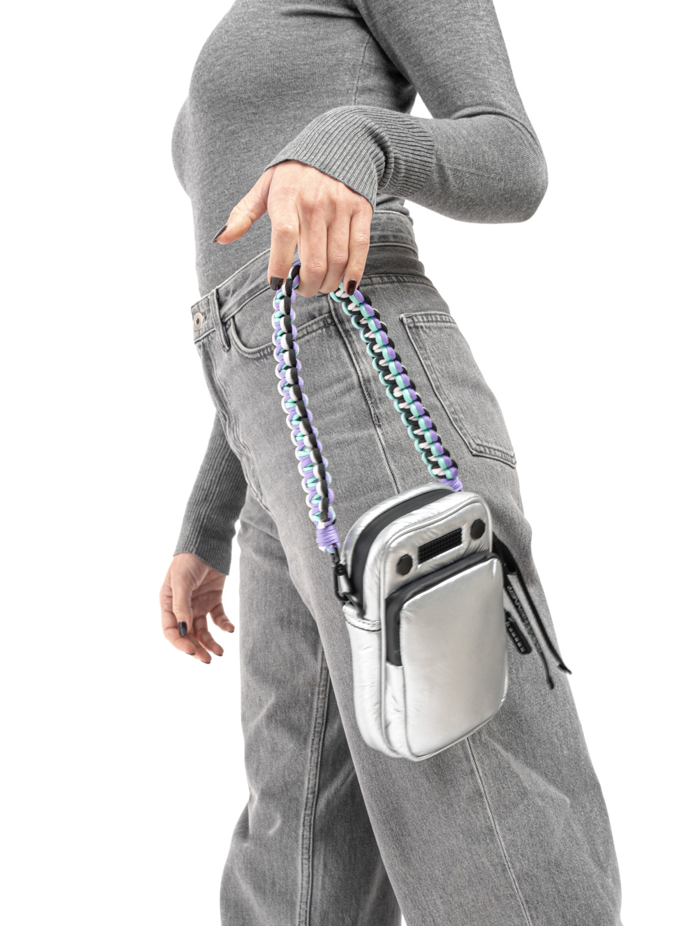 Clio Handbag 'URBAN' in Silver