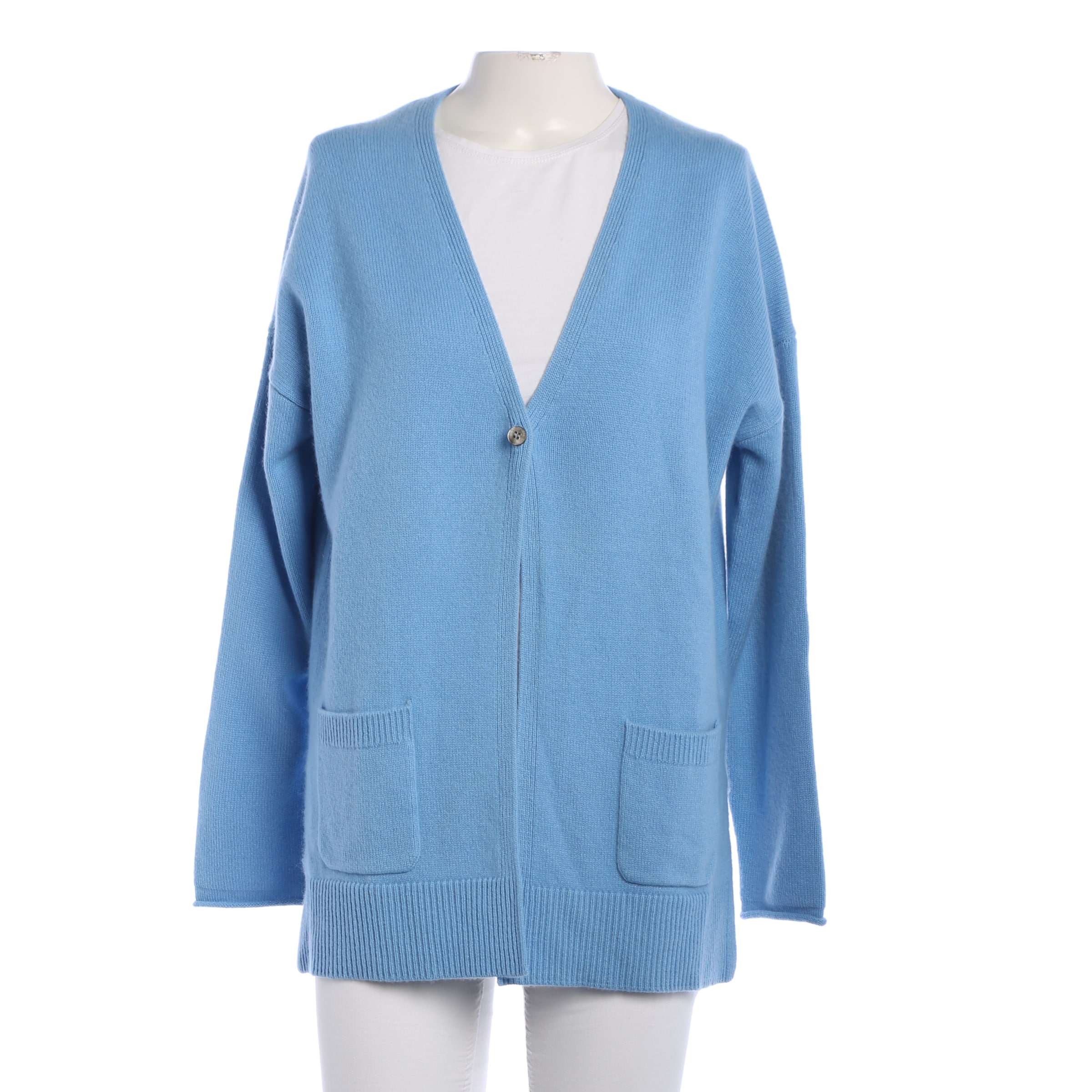 Hemisphere Sweater & Cardigan in M in Blue: front