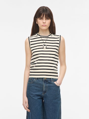 Gilet in maglia di ROUGE EDIT in bianco: frontale