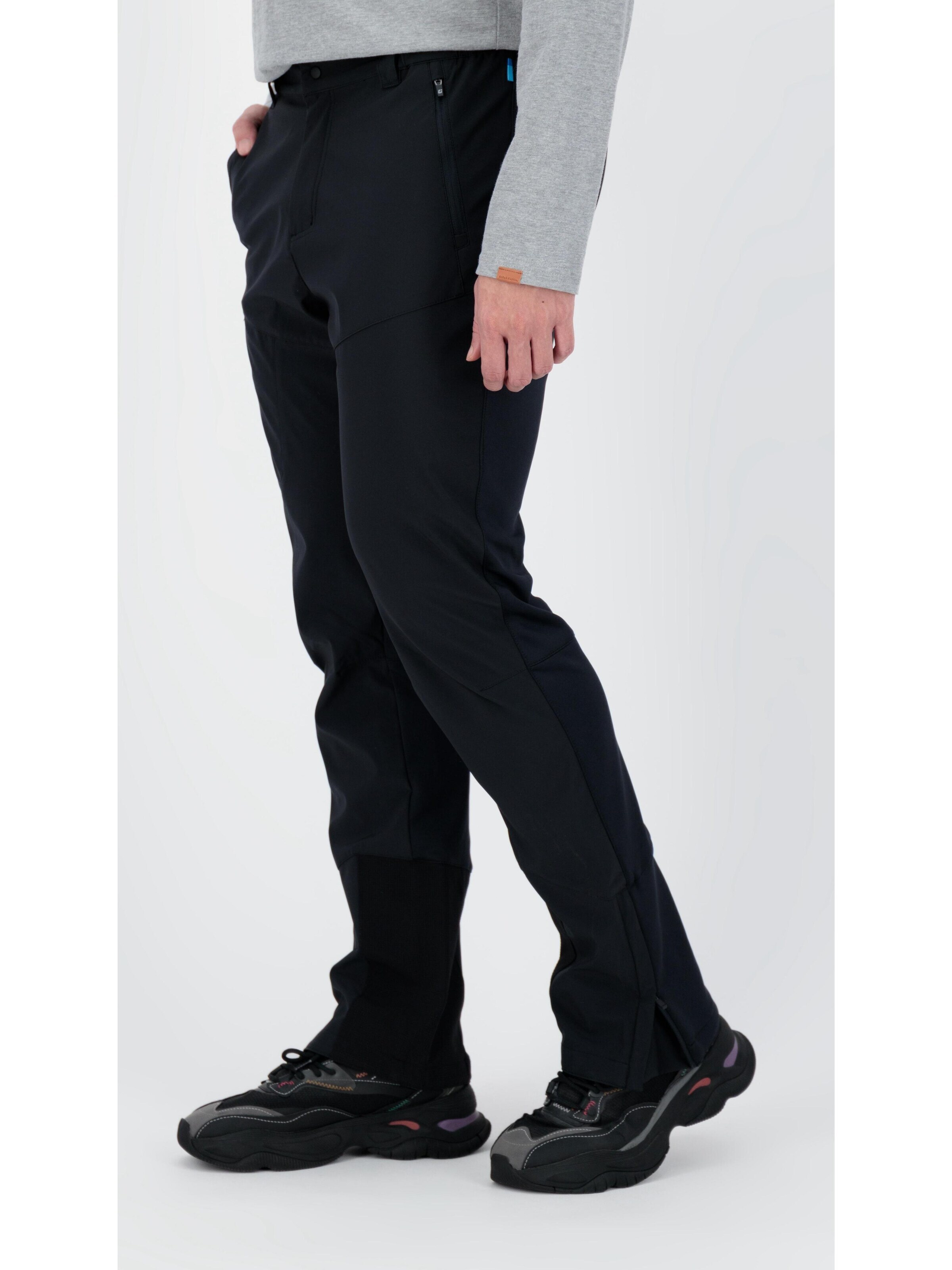 KILLTEC Slim fit Weatherproof pants 'KOW 48' in Black
