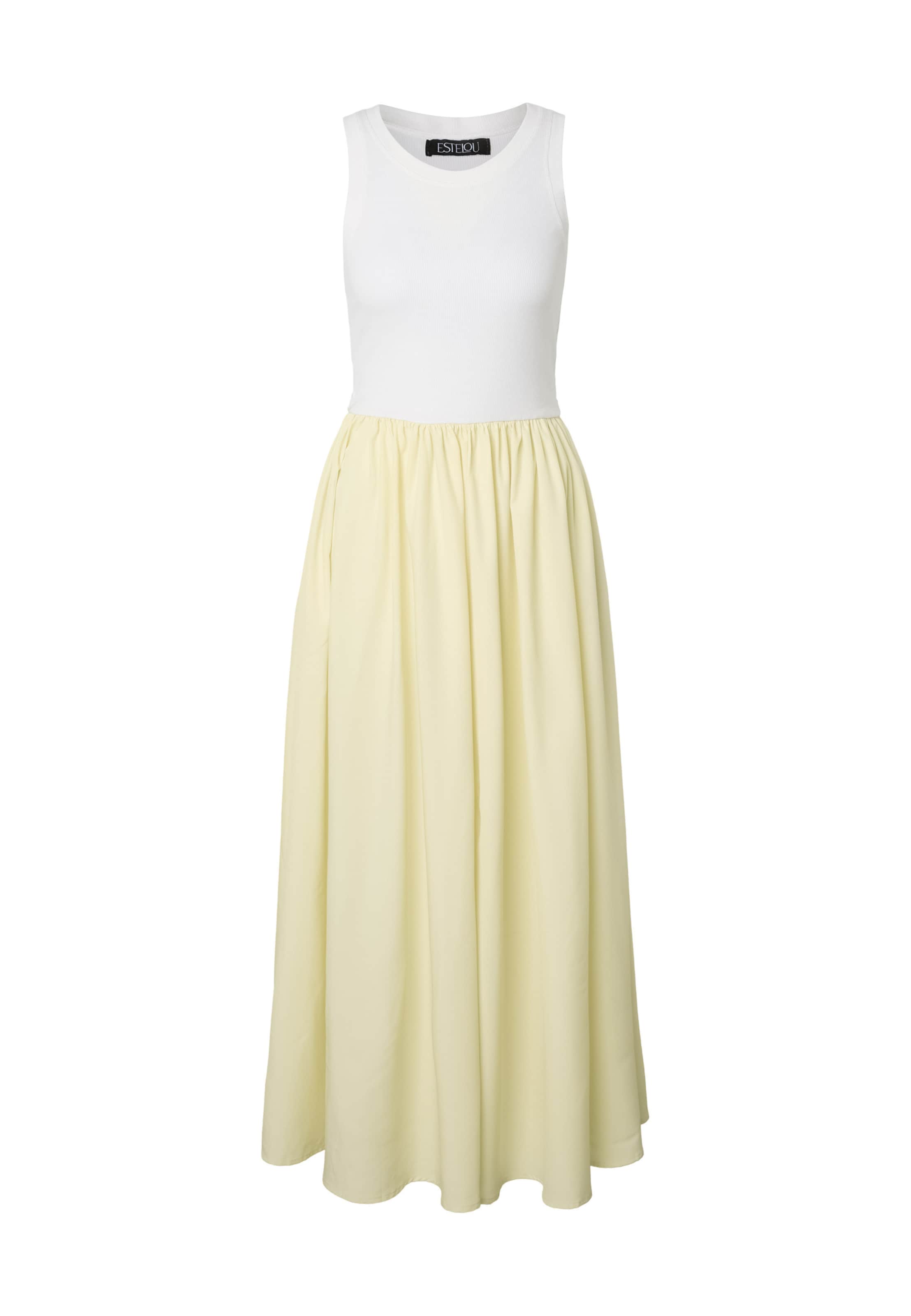 Estelou Dress in Yellow: front