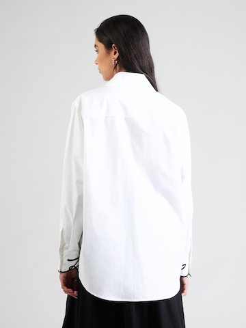 Chemisier Karl Lagerfeld en blanc