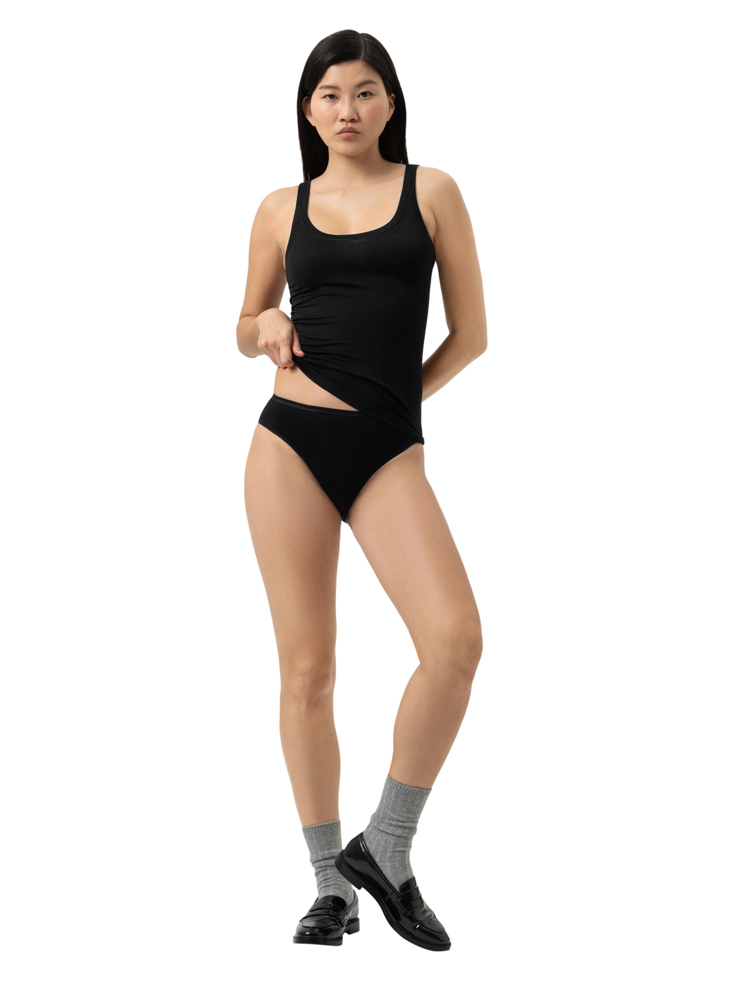 Mey Top 'Modal Pure' in Schwarz