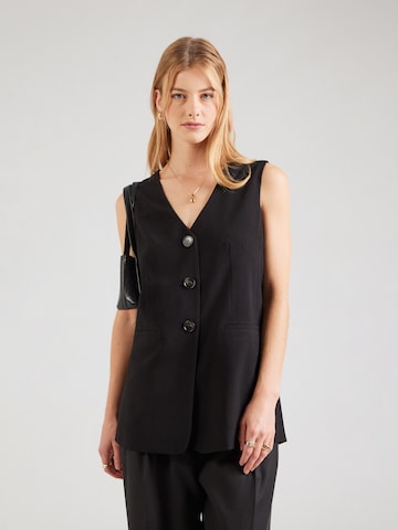 YAS Gilet 'YASMALI' in Zwart: voorkant