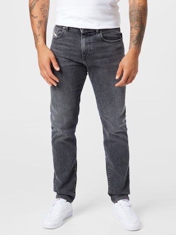 DIESEL Regular Jeans 'D-STRUKT' in Grijs: voorkant