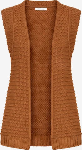 SASSYCLASSY Weste in Beige: Vorderseite