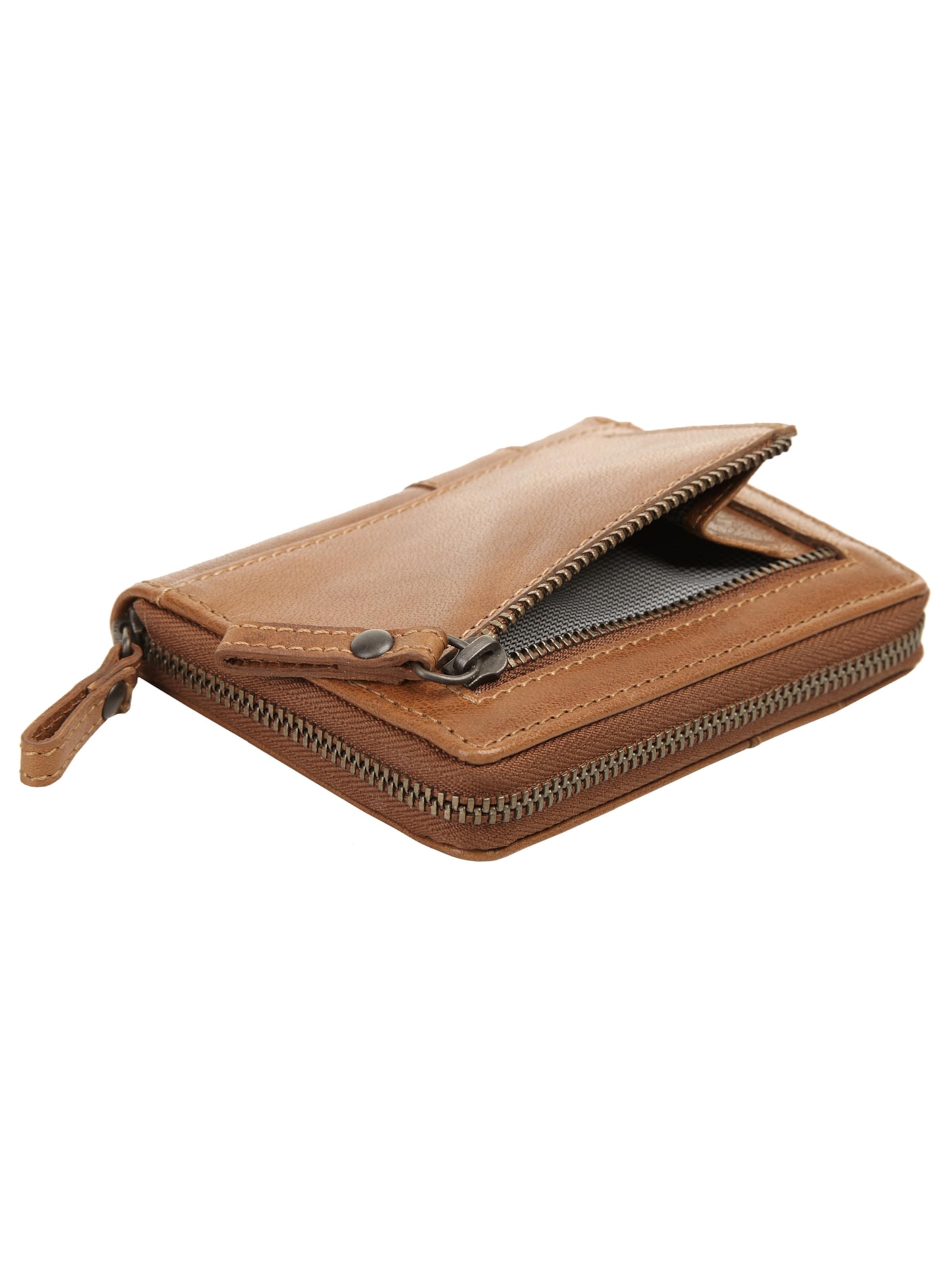 Spikes & Sparrow Portemonnaie 'Spikes & Sparrow Geldbörse RFID'‌‌‌‌‌‌ in Braun