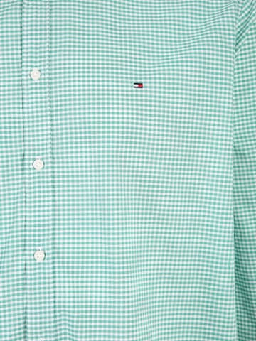 Tommy Hilfiger Big & Tall Средняя посадка Рубашка в Зеленый