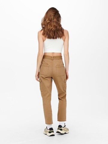 ONLY Regular Cargo Pants 'Darsy' in Brown