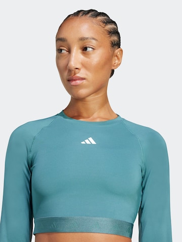 ADIDAS PERFORMANCE Funkcionális felső 'Hyperglam' - zöld