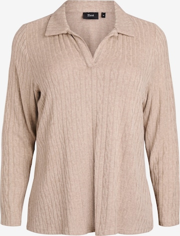 ZizziPulover - bež boja: prednji dio