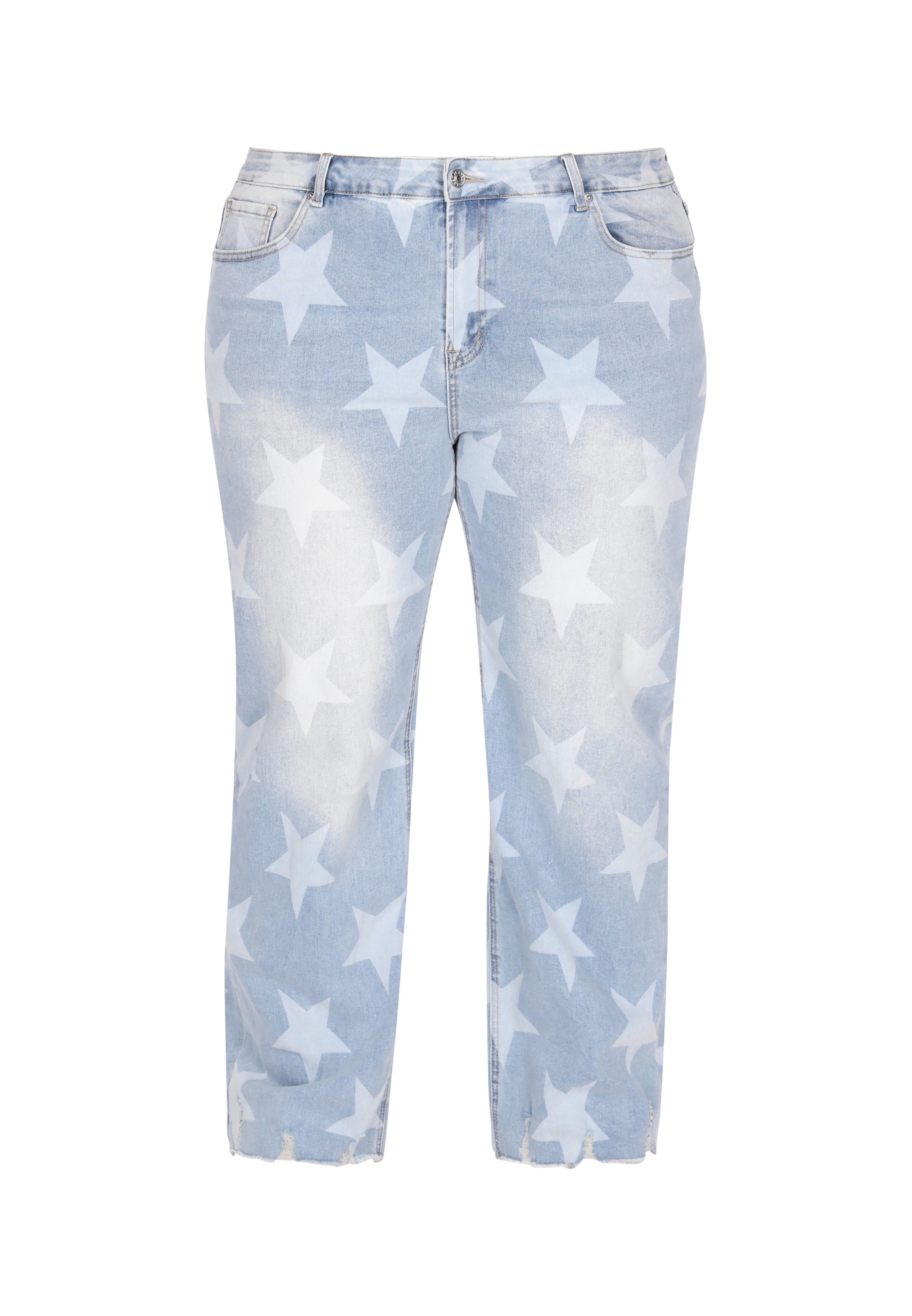 swirly - Loosefit Calças de ganga em azul: frente