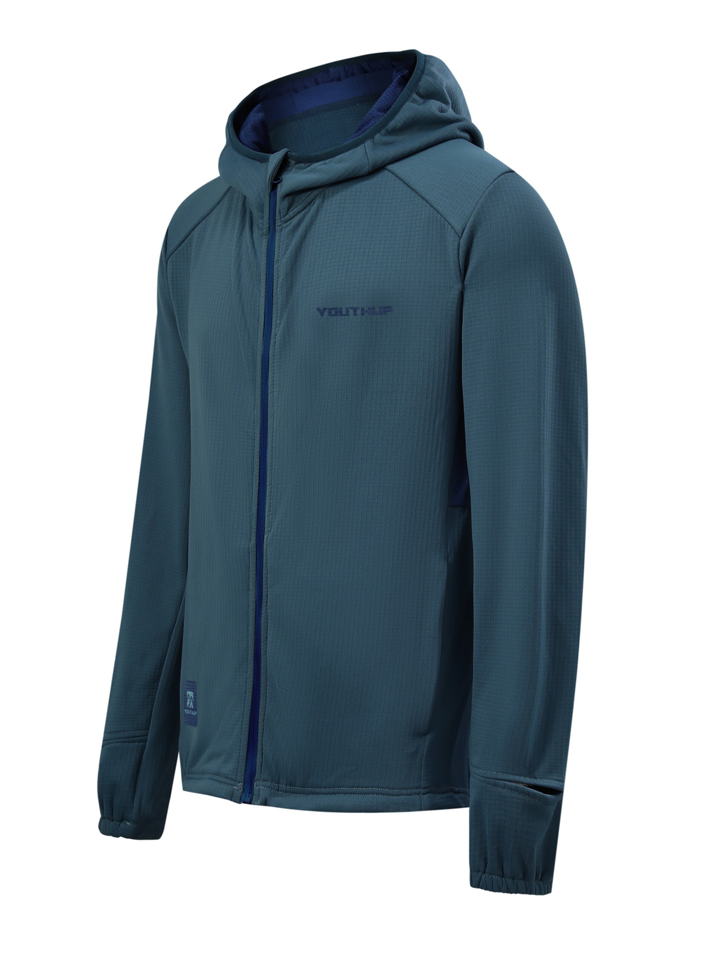 YOUTHUP Athletic Jacket 'ARMFENSTER' in Blue