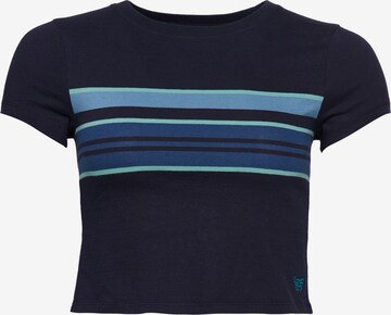 T-shirt Superdry en bleu : devant