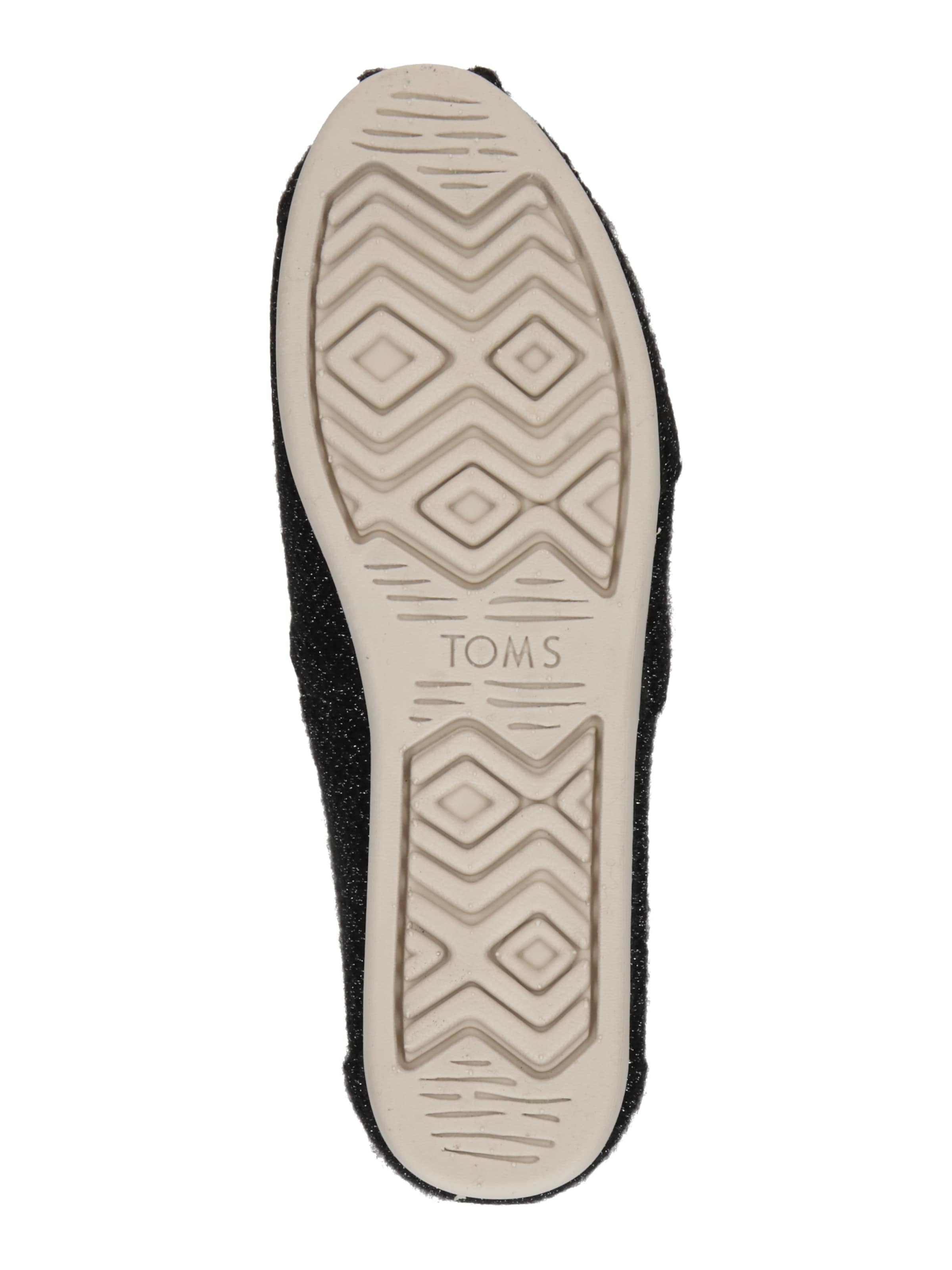 TOMS Slipper 'ALPARGATA' – černá: spodní strana