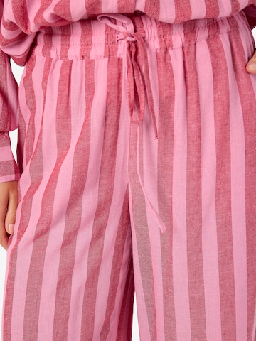 Noisy mayLoosefit Hlače 'NMLeilani' - roza boja