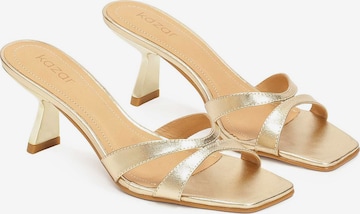 Kazar Pantolette in Gold