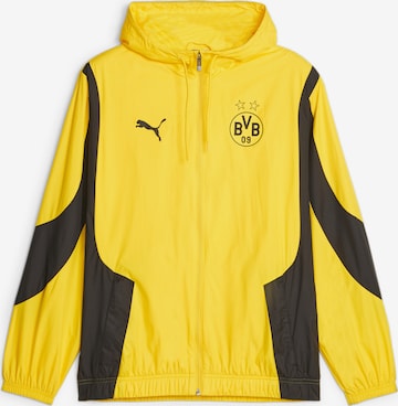 Veste de sport PUMA en jaune : devant