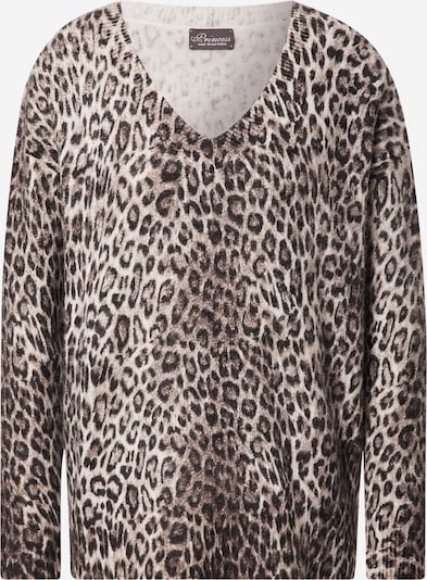 PRINCESS GOES HOLLYWOOD Пуловер в кафяво / тъмнокафяво / бяло, Преглед на продукта