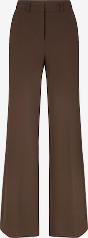 JOOP! Wide leg Pleated Pants in Brown: front