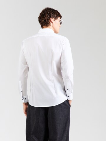 OLYMP Slim fit Srajca | bela barva