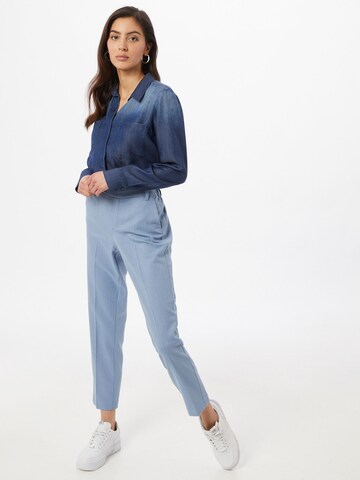 TOM TAILOR Bluse in Blau