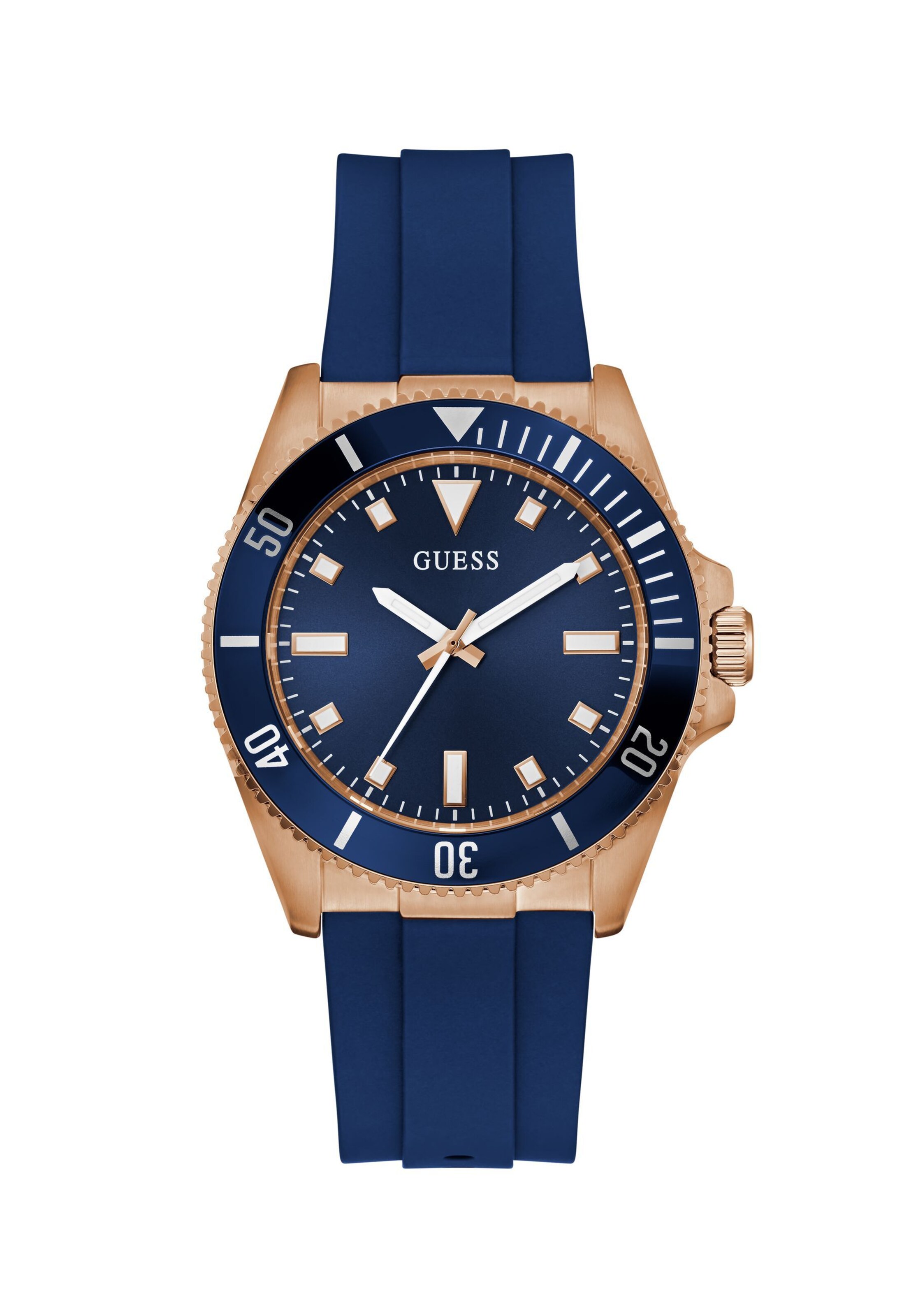 Montre à affichage analogique 'CLIFF' GUESS en bleu