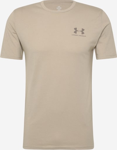 Sportiniai marškinėliai iš UNDER ARMOUR, spalva – šviesiai pilka / rusvai žalia, Prekių apžvalga