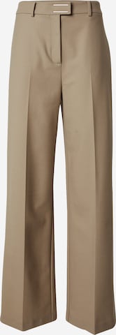PATRIZIA PEPE - Loosefit Pantalón de pinzas en beige: frente
