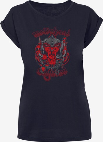 Merchcode Shirt 'Motorhead - Warpig Redux' in Blauw: voorkant